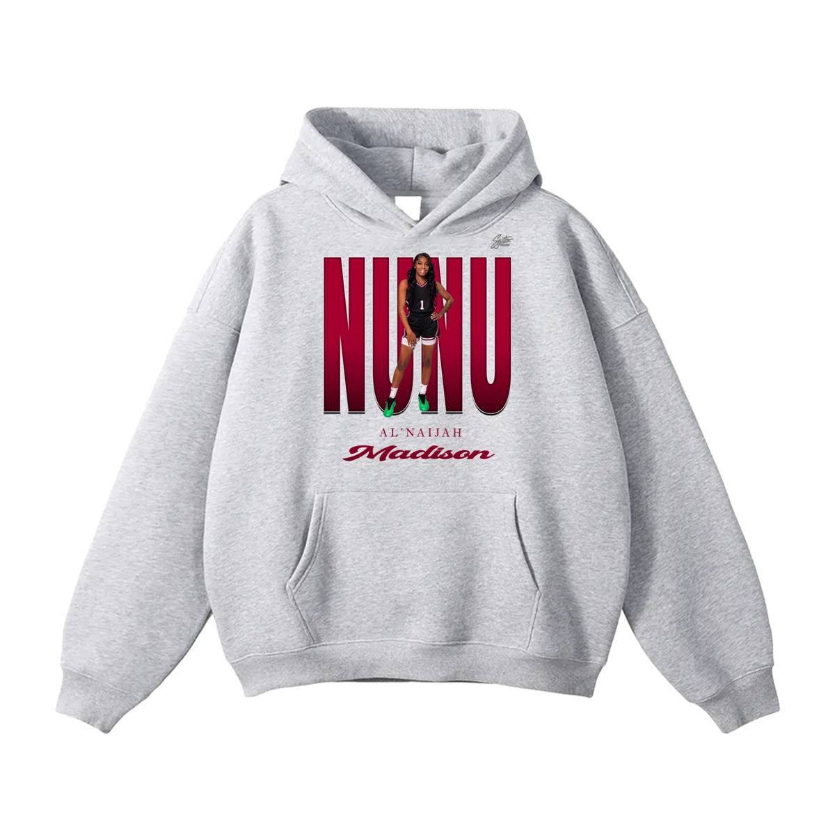 Al’naijah Madison Oversize Fleeced Hoodie