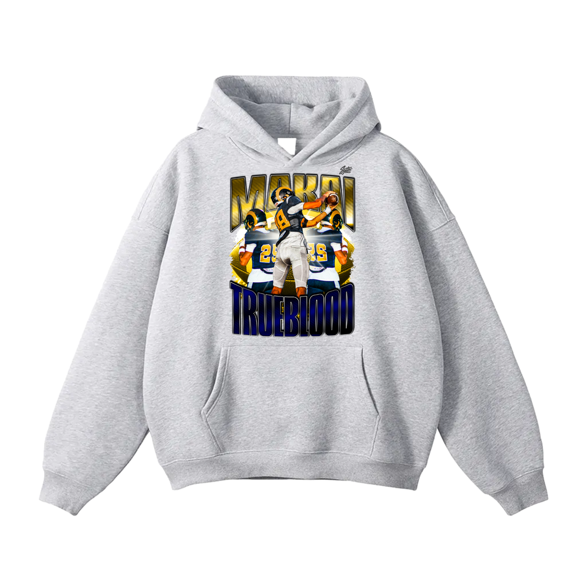 Makai Trueblood  Oversize Fleeced Hoodie
