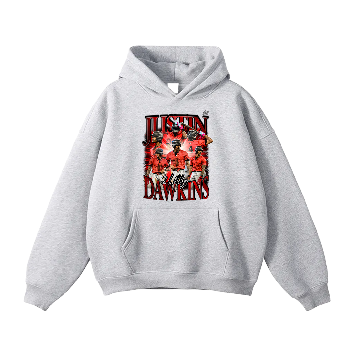 Justin Dawkins Oversize Fleeced Hoodie