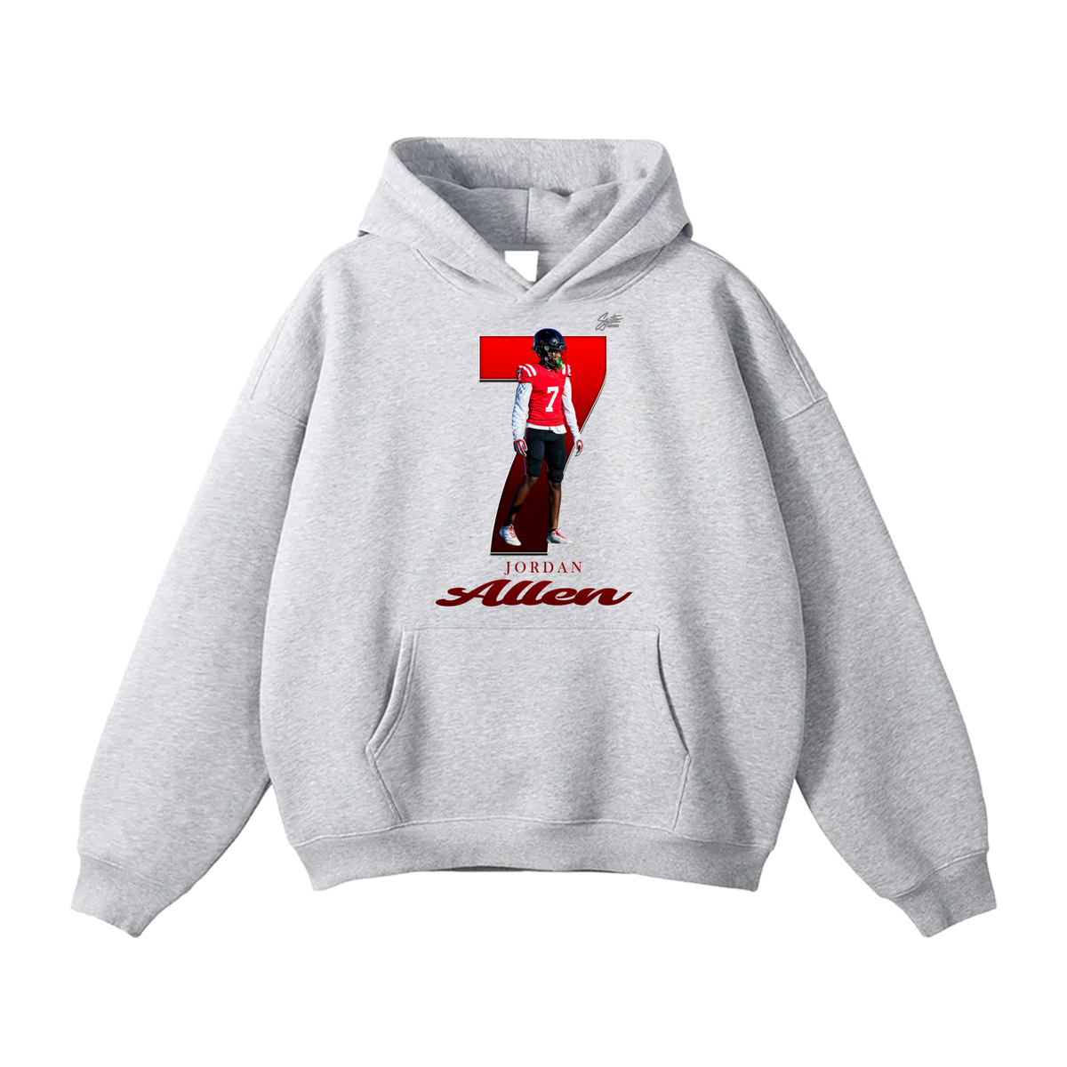 Jordan Allen Oversize Fleeced Hoodie