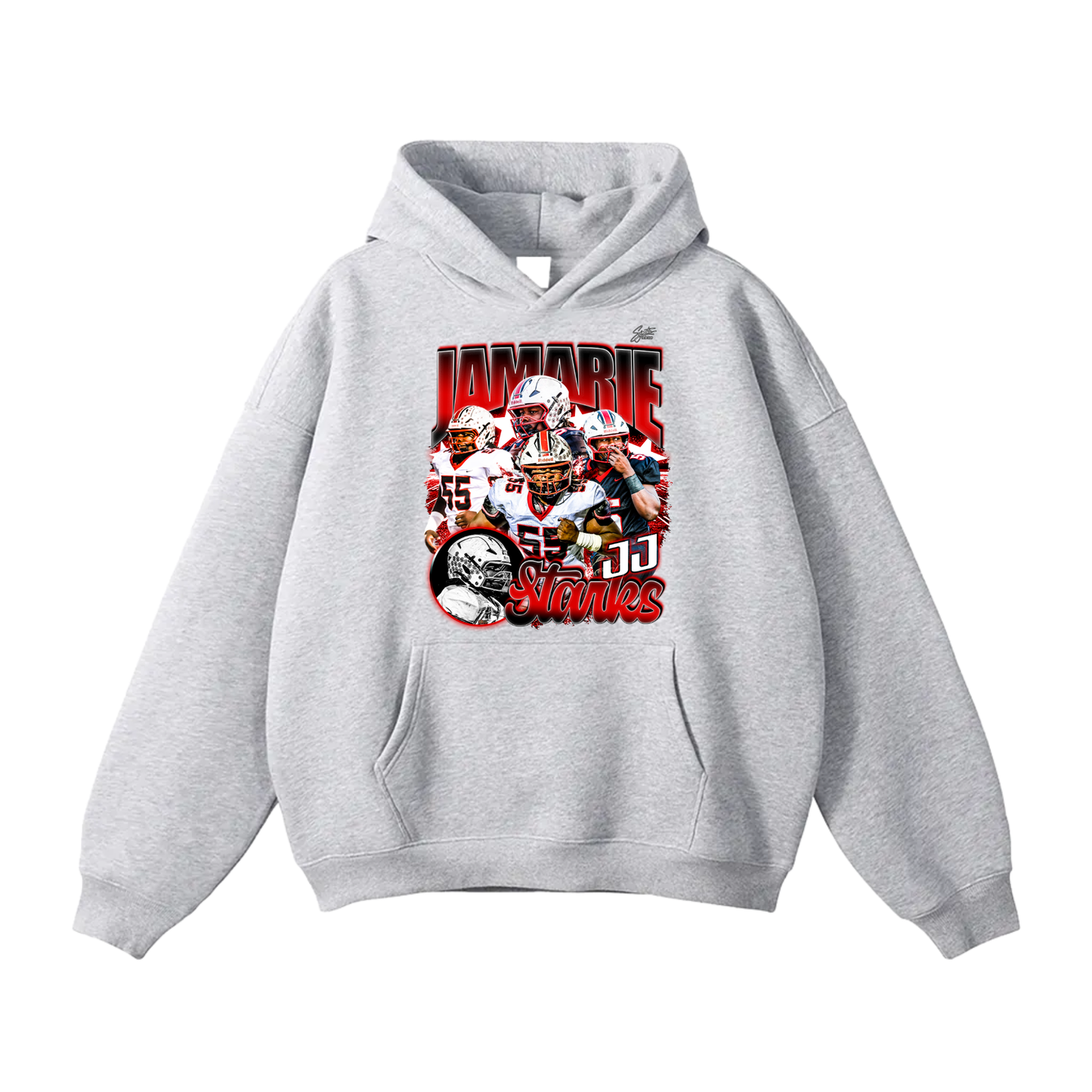 Jamarie “JJ” Starks Oversize Fleeced Hoodie