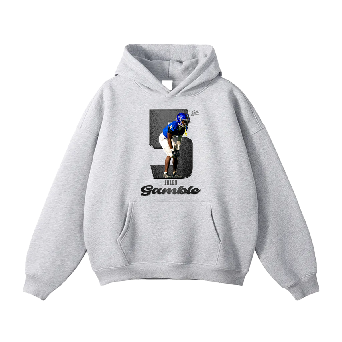 Jalen gamble Oversize Fleeced Hoodie