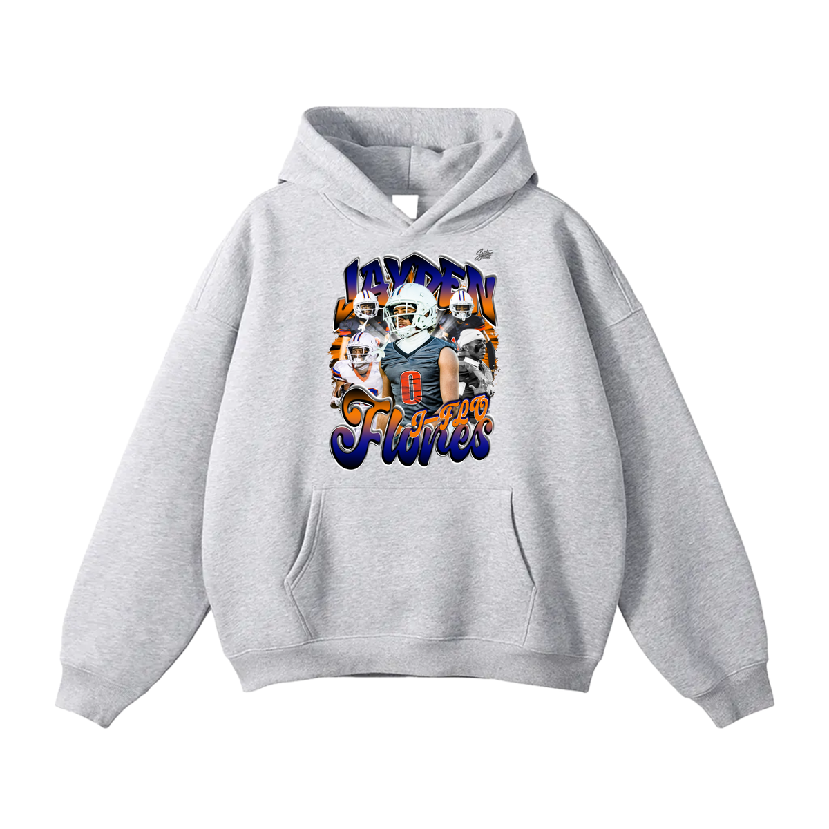 Jayden Flores Oversize Fleeced Hoodie