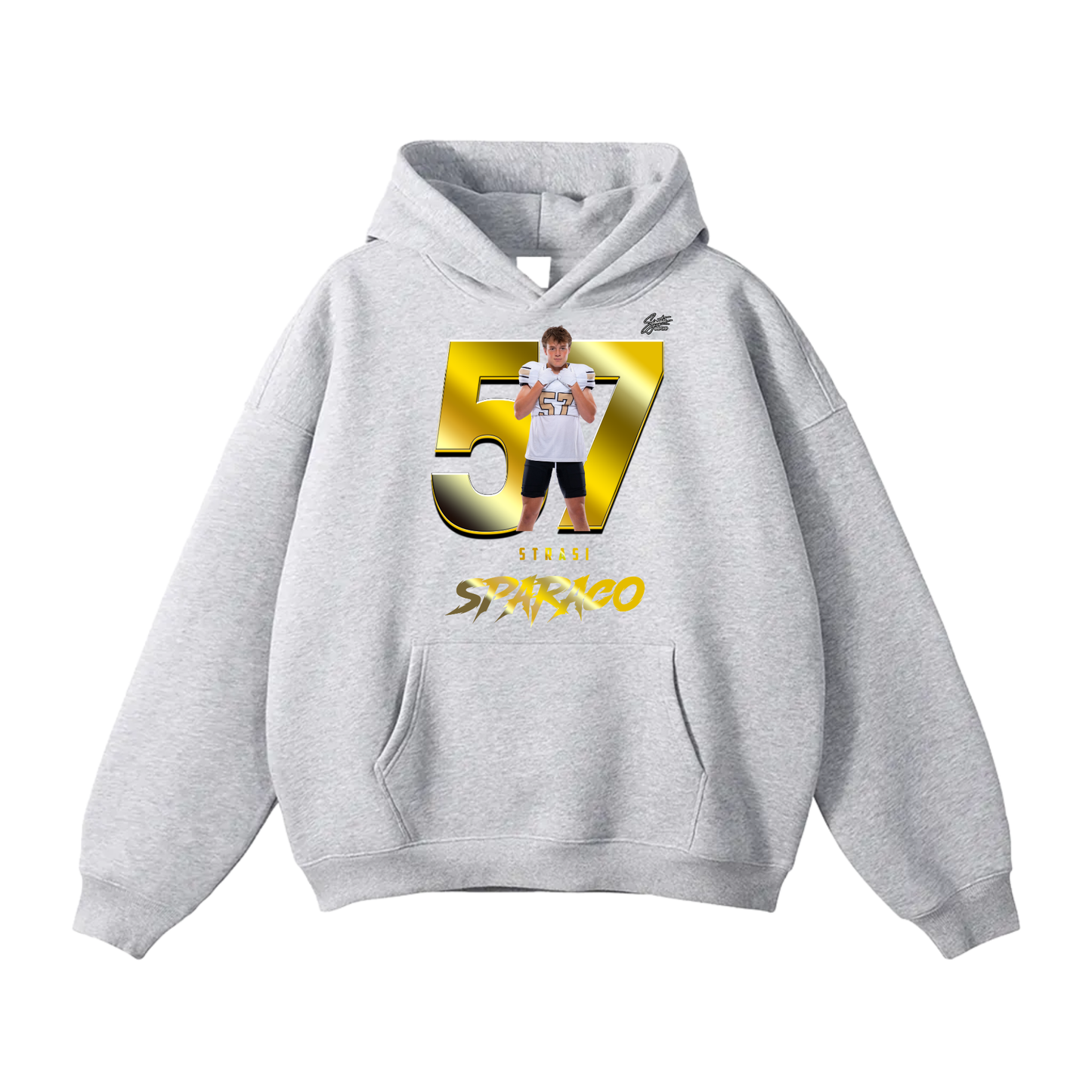 Strasi Sparaco Oversize Fleeced Hoodie
