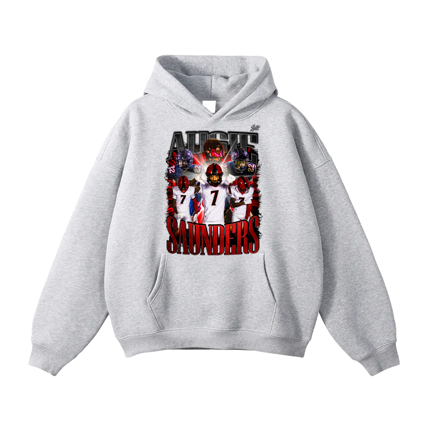 Augus Saunders Oversize Fleeced Hoodie