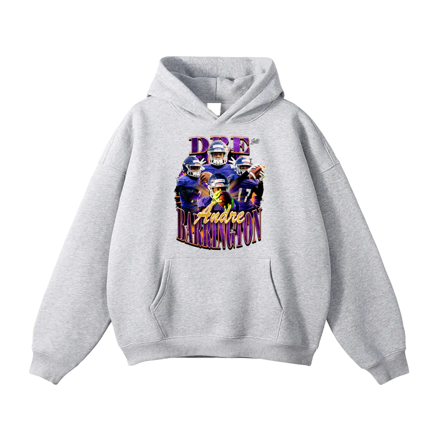 Andre Barrington Oversize Fleeced Hoodie