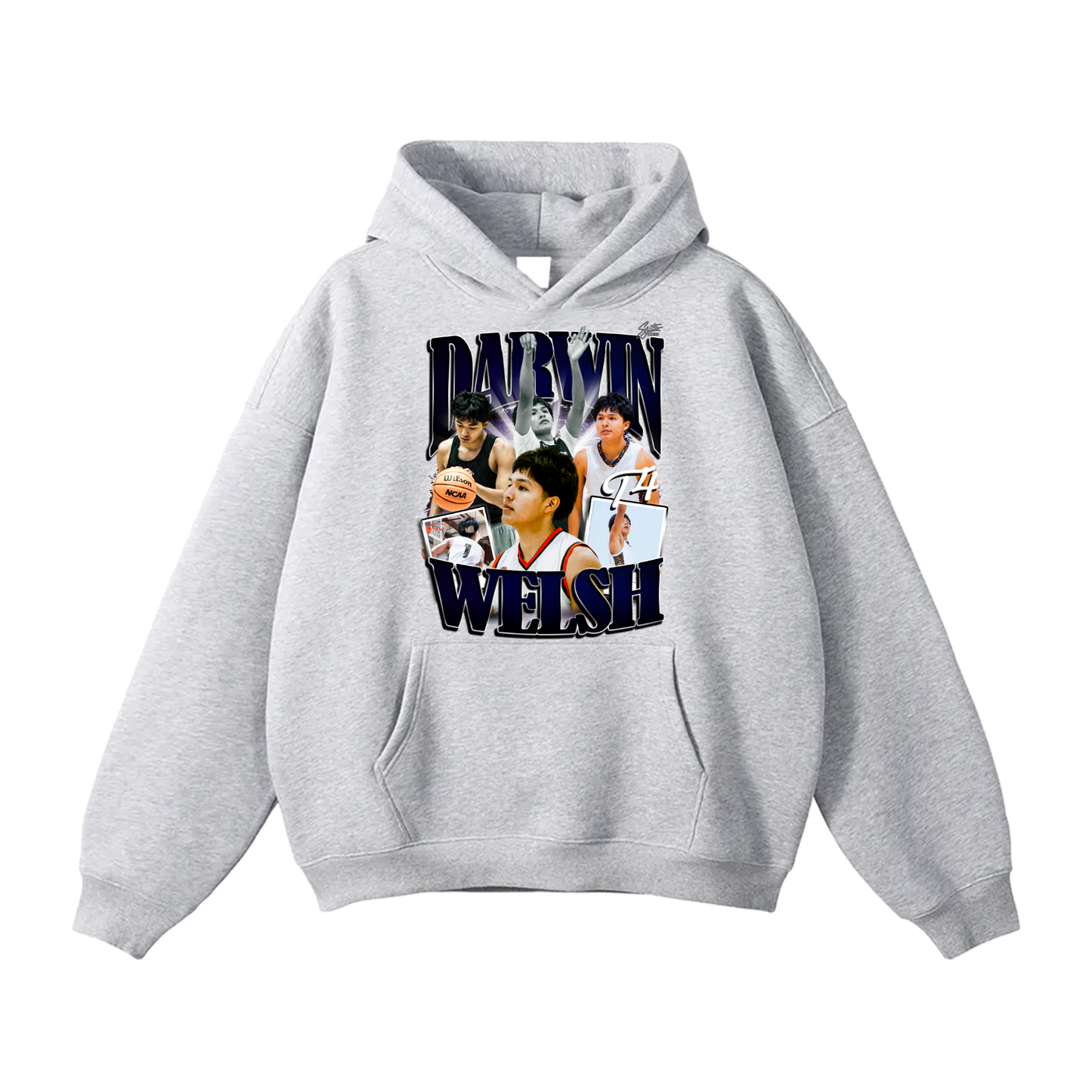 Darwin Welsh Oversize Fleeced Hoodie
