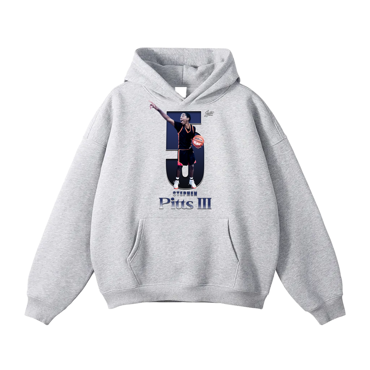 Stephen Pitts lll Oversize Fleeced Hoodie