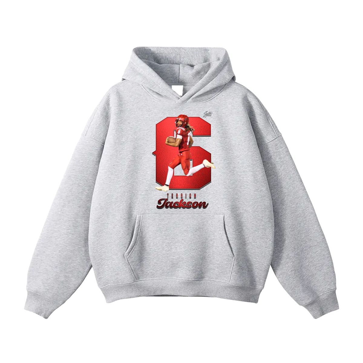 Terrion Jackson Oversize Fleeced Hoodie