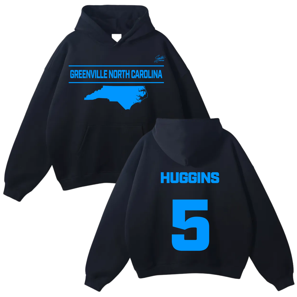 Kamran Huggins Oversize Fleeced Hoodie