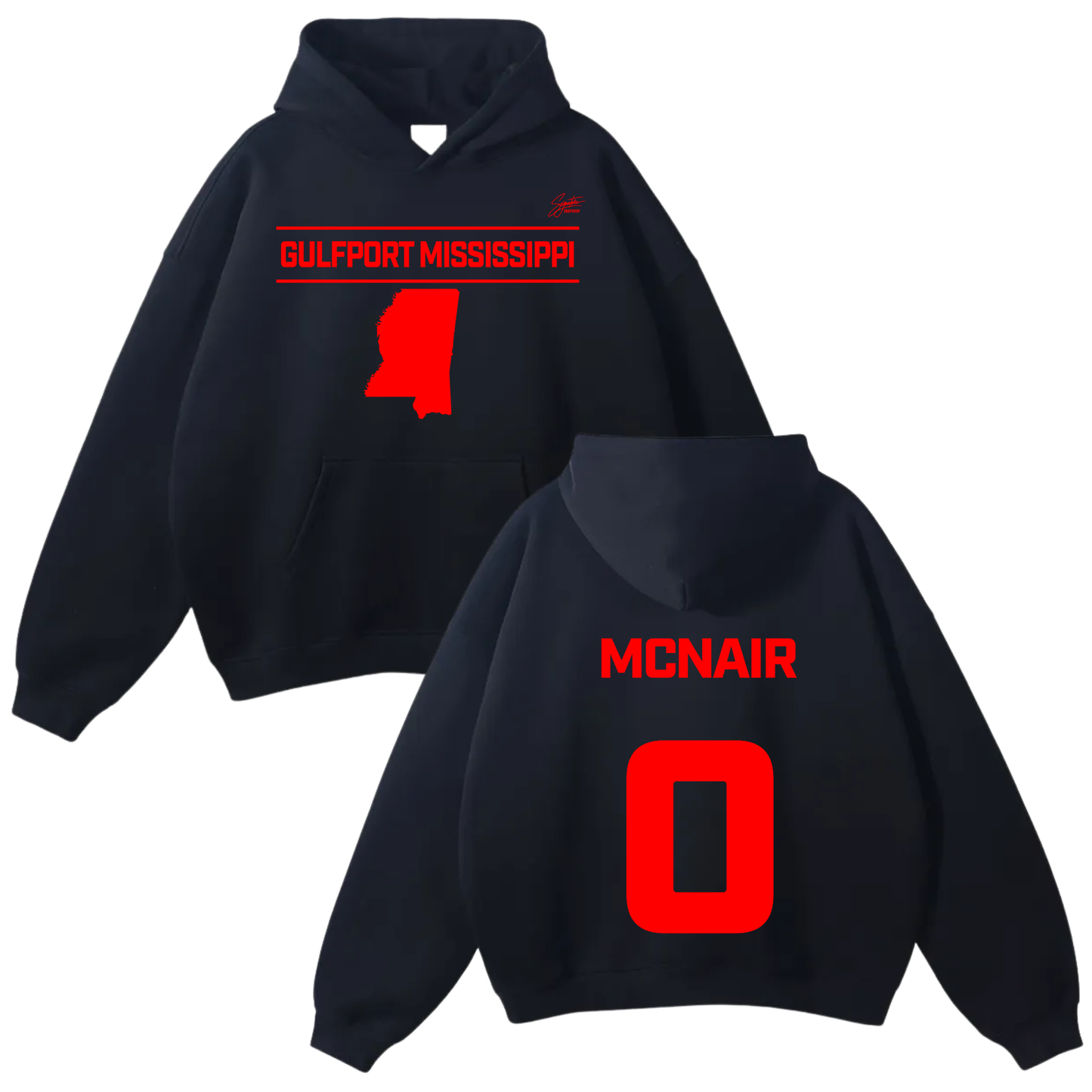 Jeremiah McNair Oversize Fleeced Hoodie