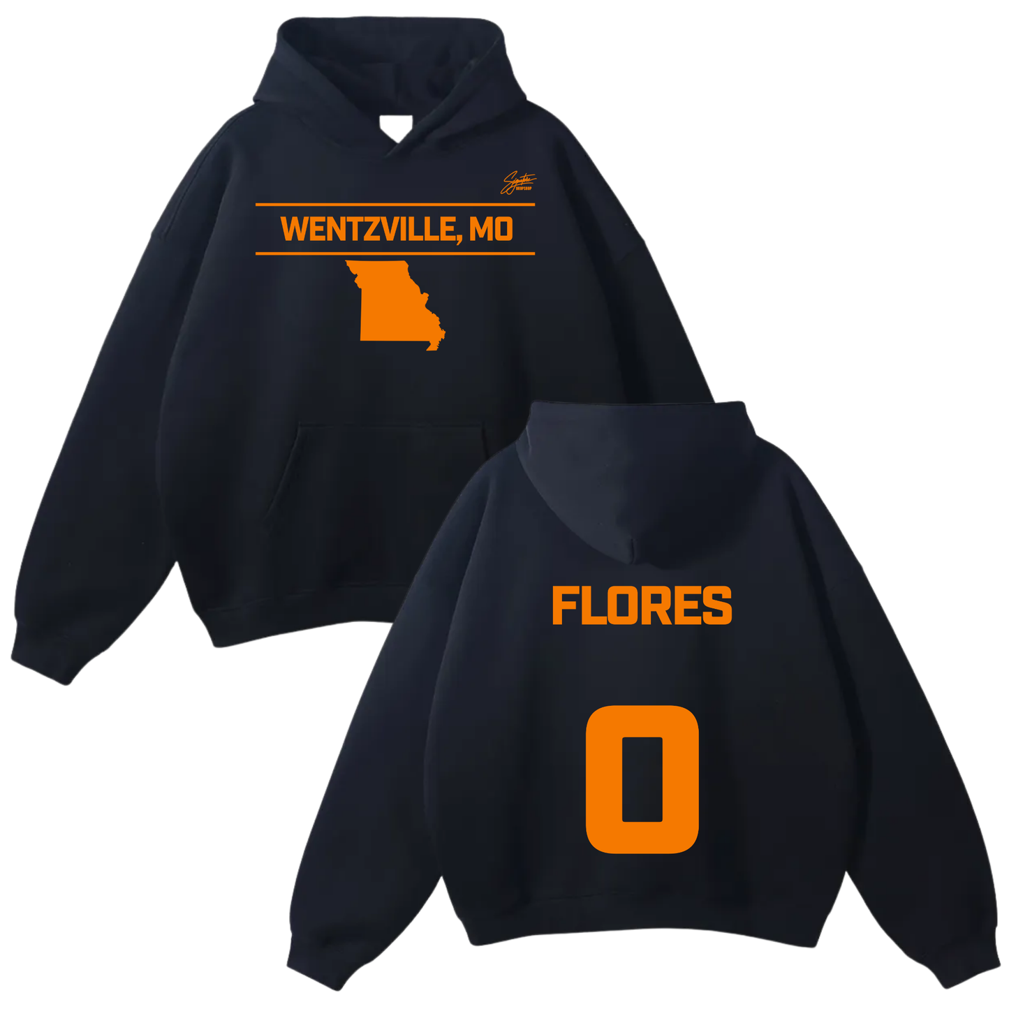 Jayden Flores Oversize Fleeced Hoodie