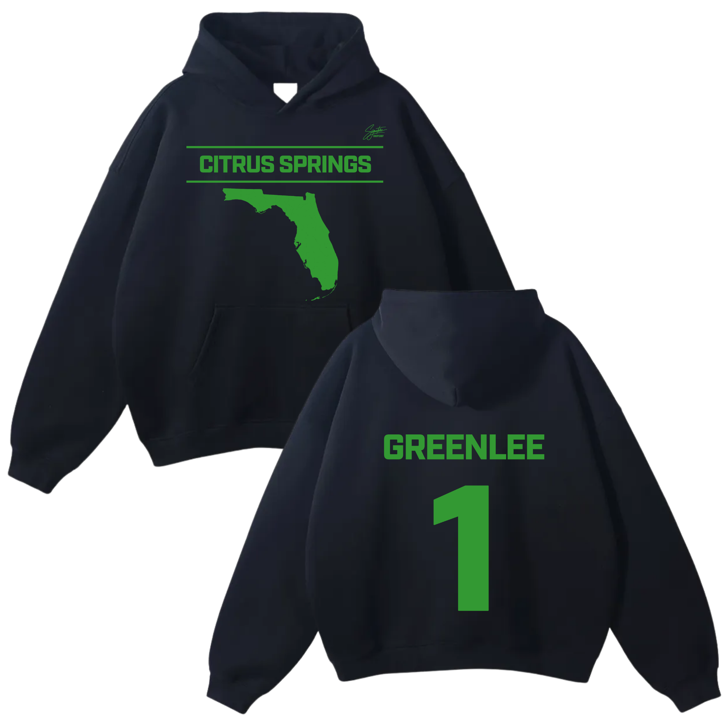 Travaun Greenlee Oversize Fleeced Hoodie