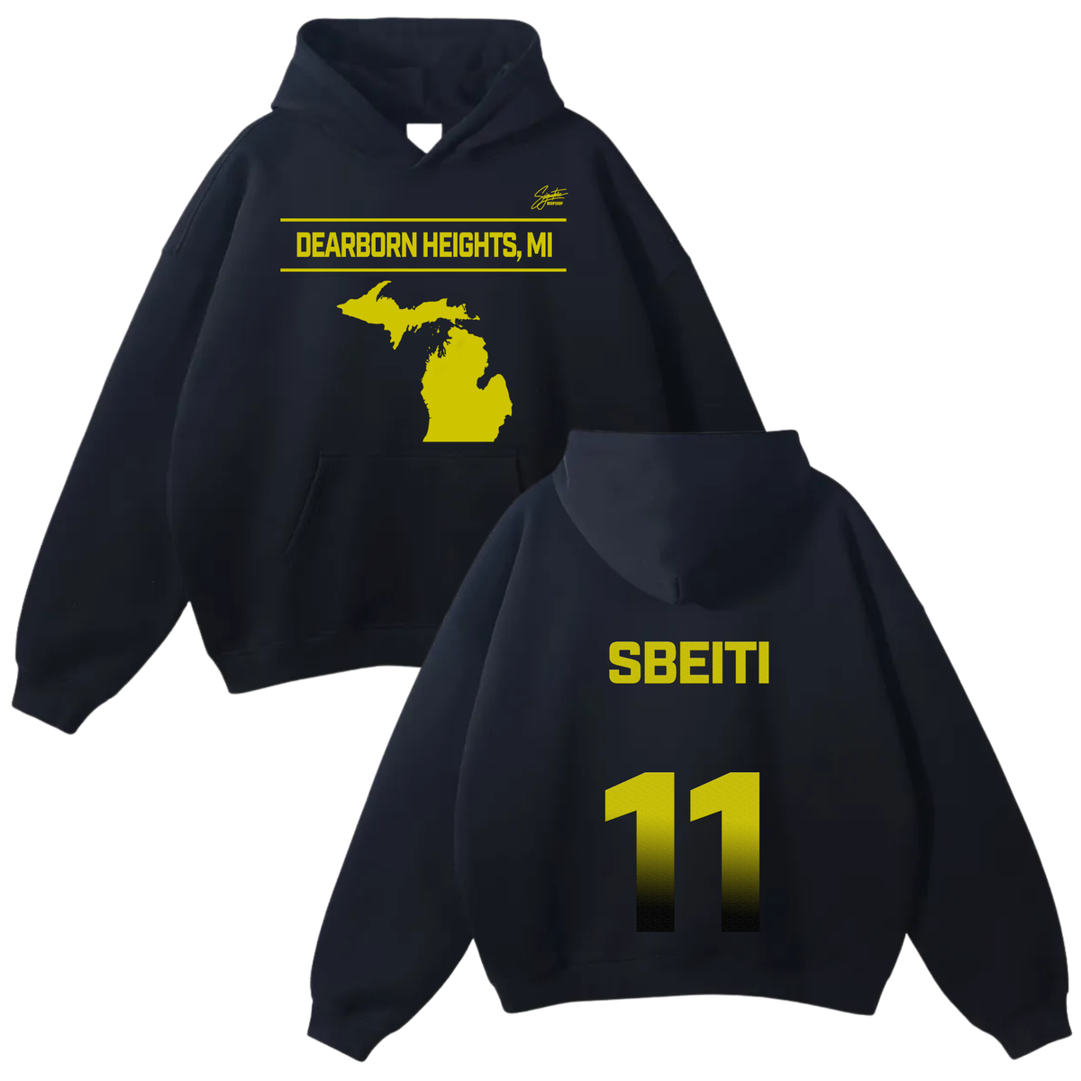 Hussein Sbeiti Oversize Fleeced Hoodie