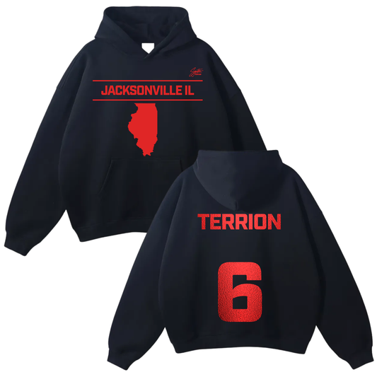Terrion Jackson Oversize Fleeced Hoodie