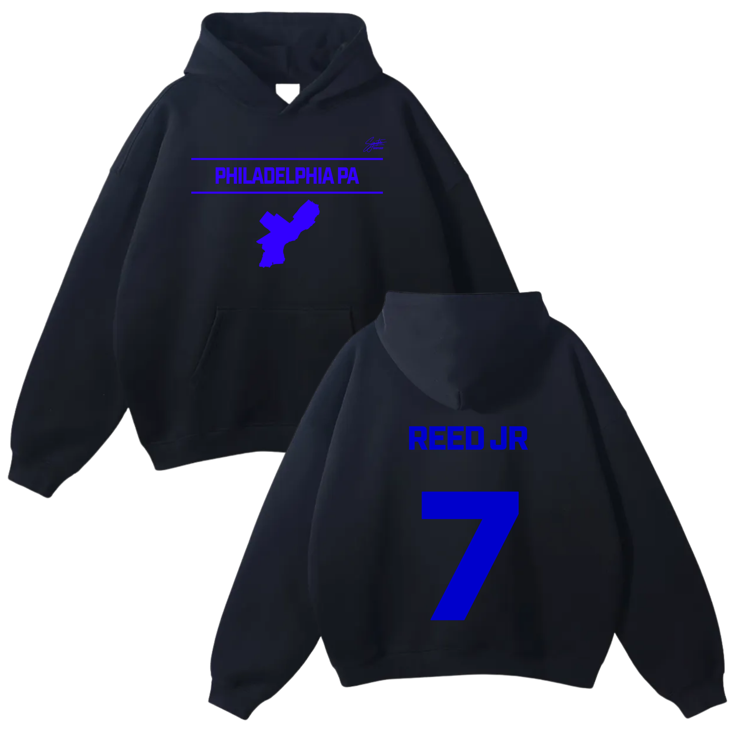 Travis Reed Jr Oversize Fleeced Hoodie