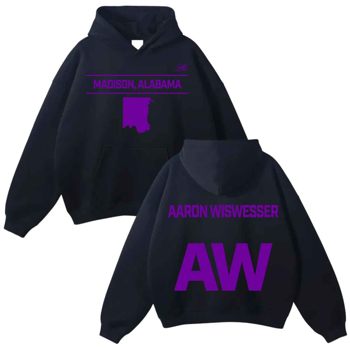 Aaron Wiswesser Oversize Fleeced Hoodie