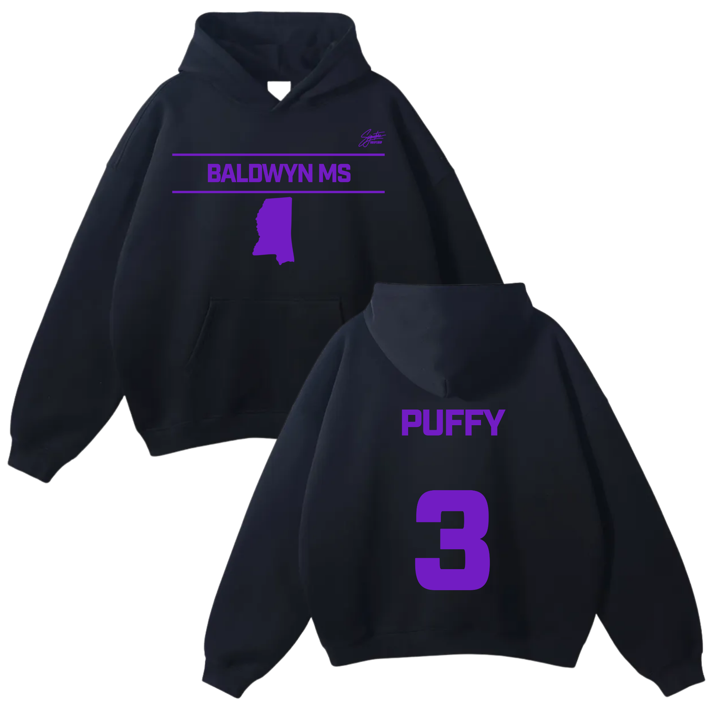 Decorian Warren Oversize Fleeced Hoodie