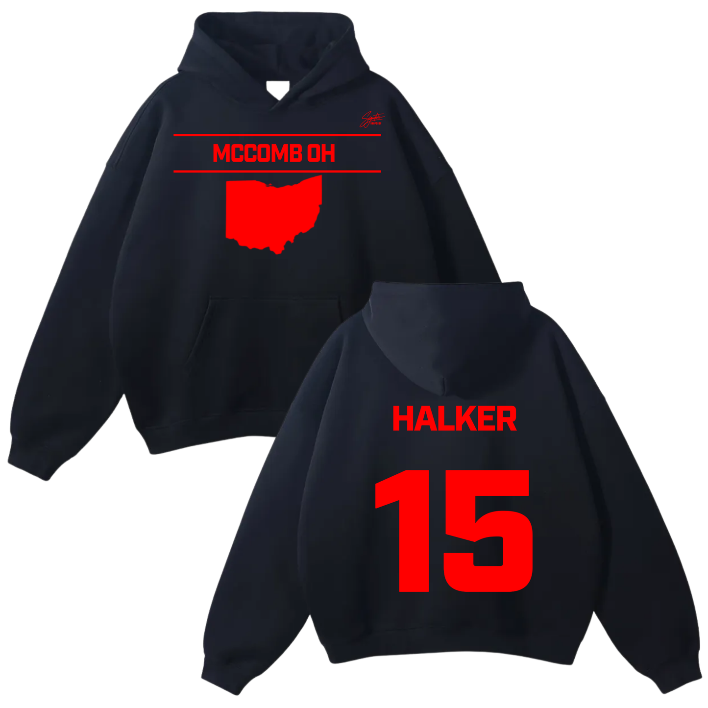 Madden Halker Oversize Fleeced Hoodie