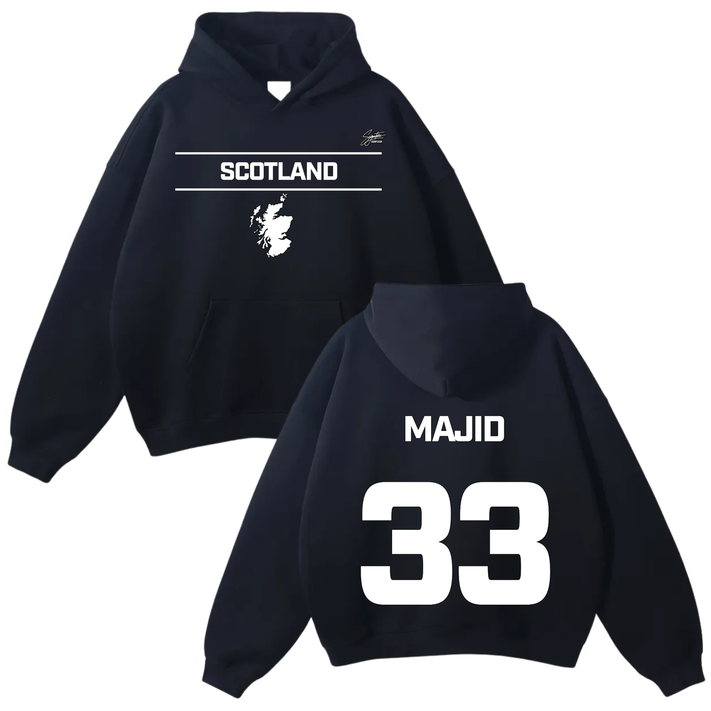Raza Majid Oversize Fleeced Hoodie