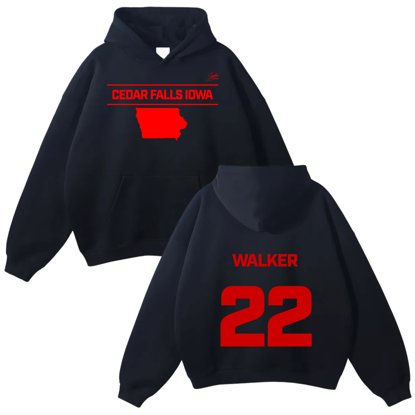 Kani Walker Oversize Fleeced Hoodie