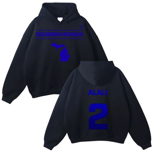 Ali Alali Oversize Fleeced Hoodie