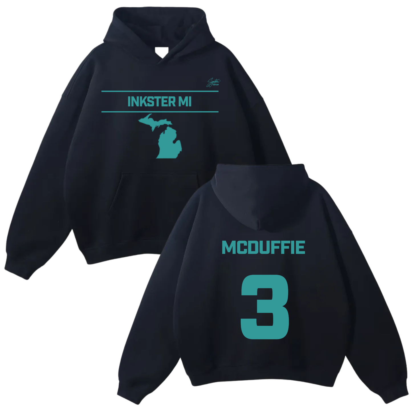 Kennady Mcduffie Oversize Fleeced Hoodie