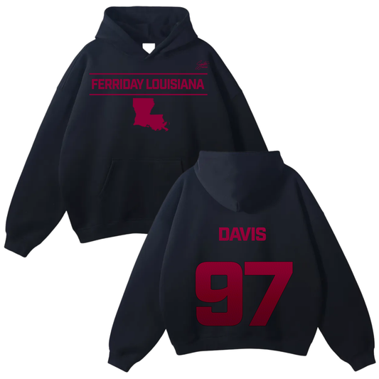 Joshua Davis Oversize Fleeced Hoodie
