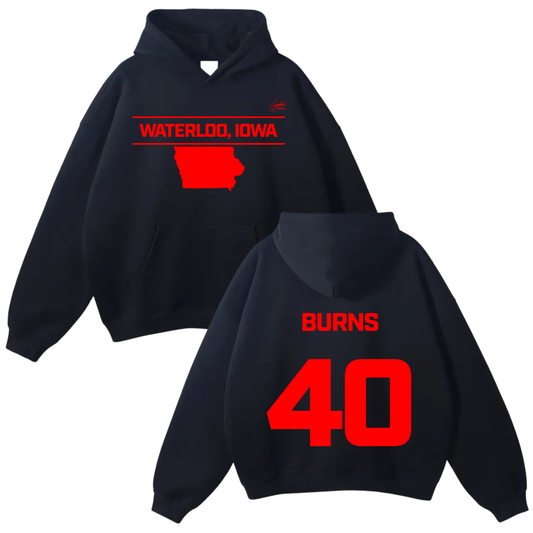 Jaheim Burns Oversize Fleeced Hoodie