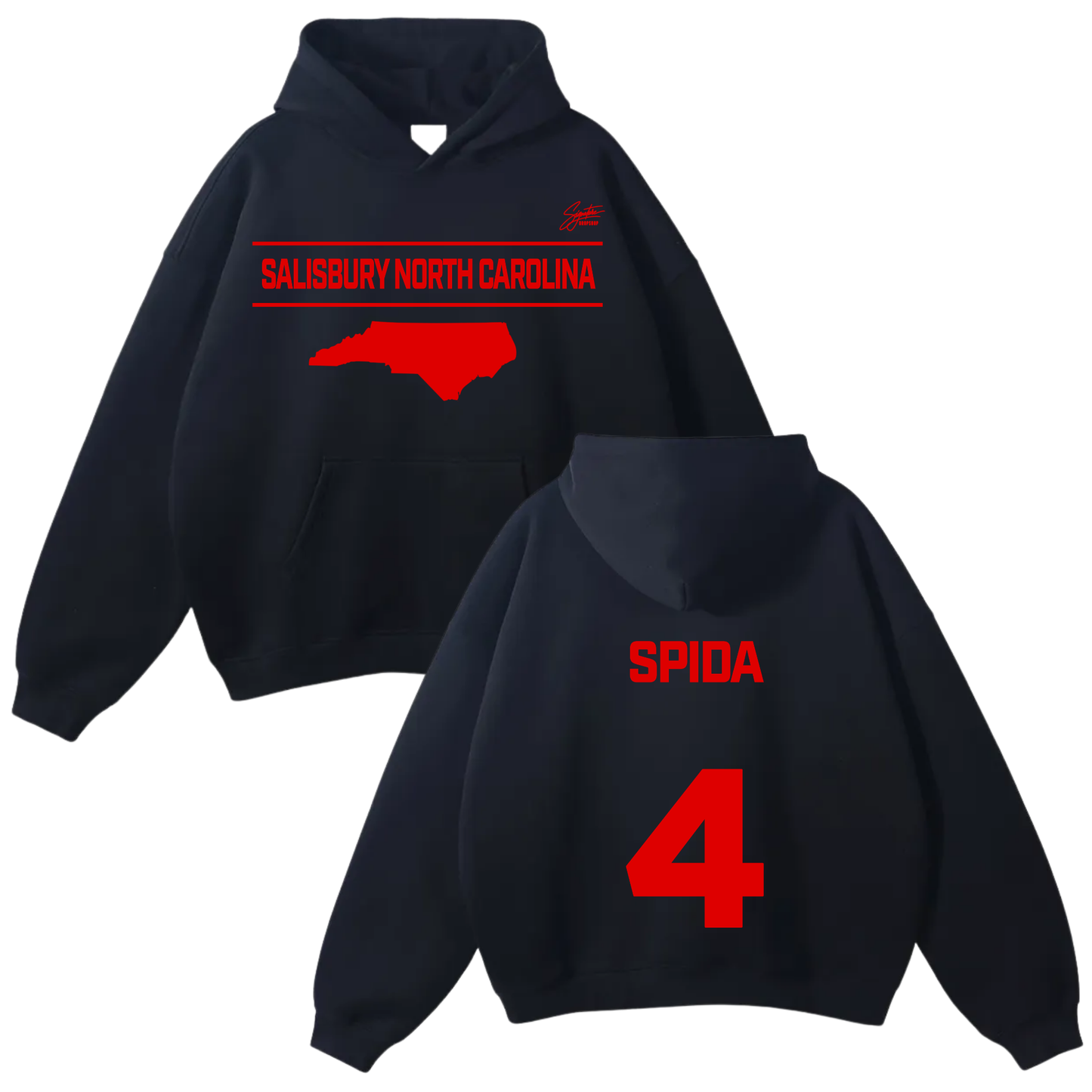 Nathaniel Lathan Jr Oversize Fleeced Hoodie