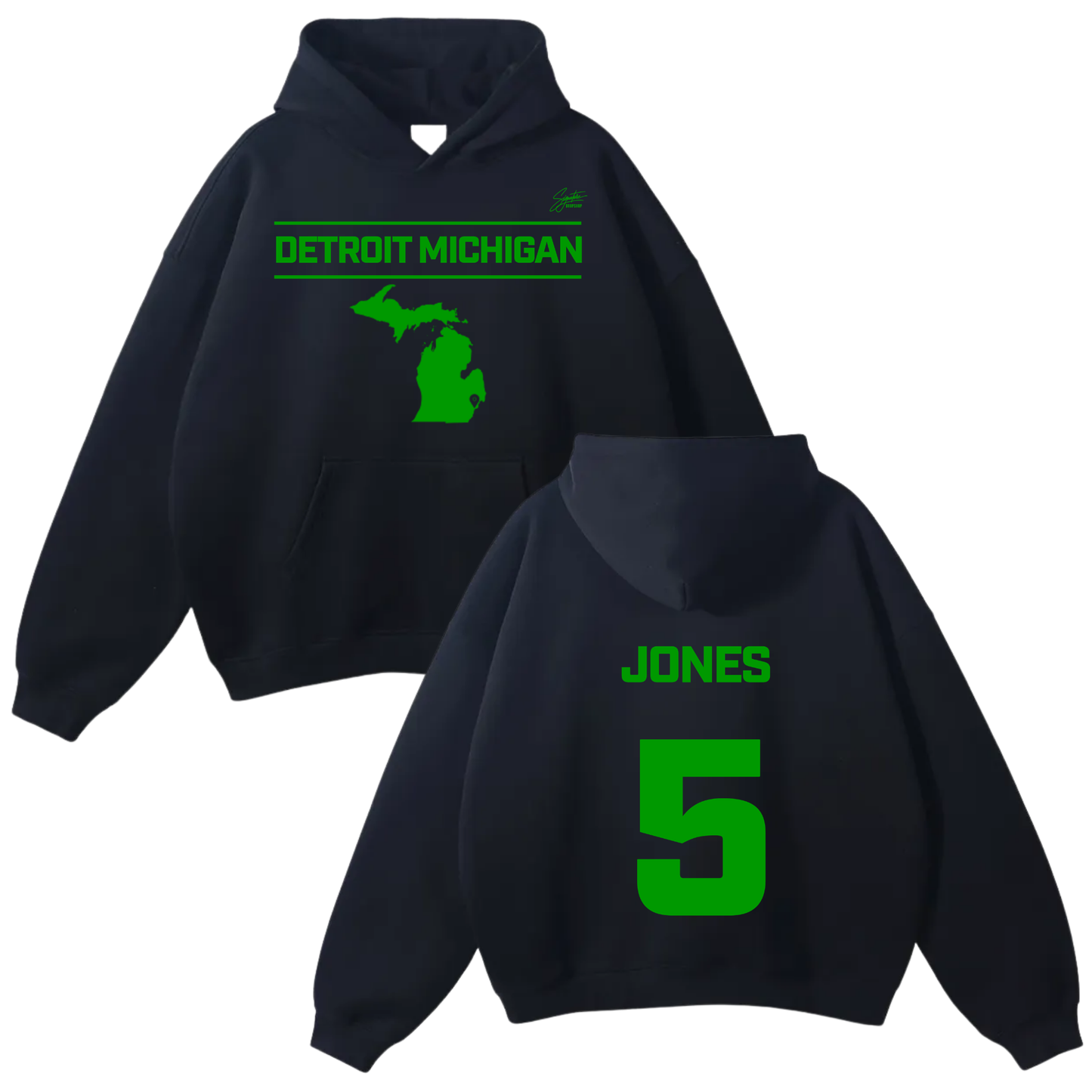 Braylon Jones Oversize Fleeced Hoodie
