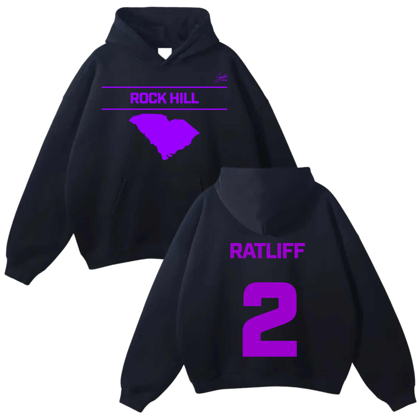 Zahyden Ratliff Oversize Fleeced Hoodie