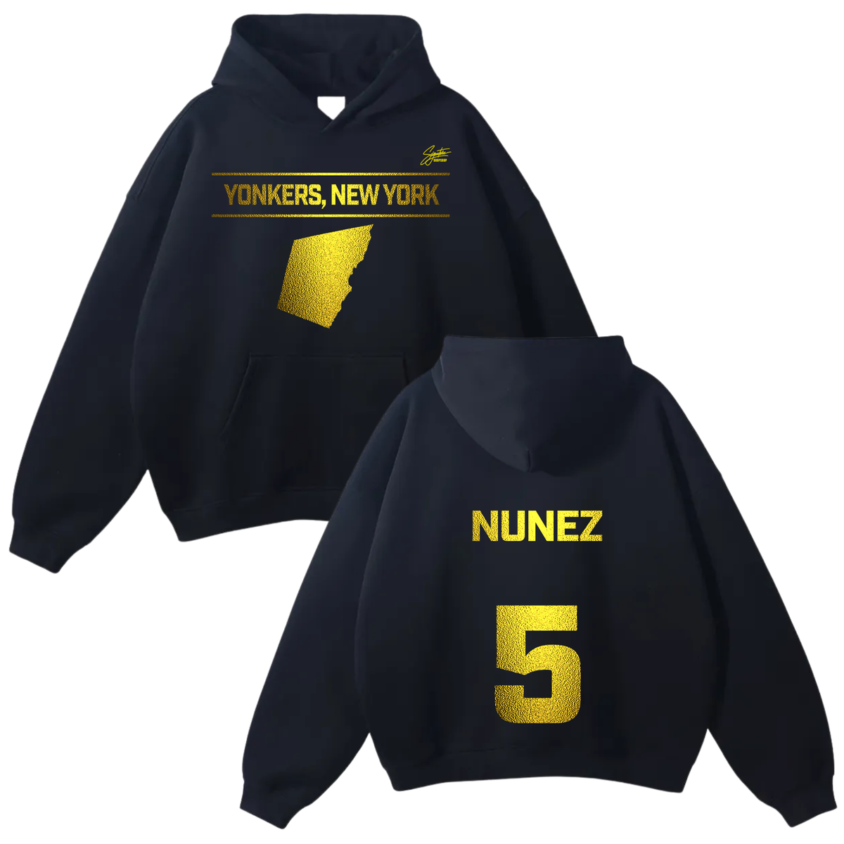 JL Nunez Oversize Fleeced Hoodie