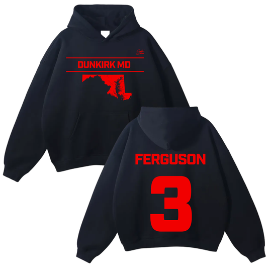 Kam Ferguson Oversize Fleeced Hoodie
