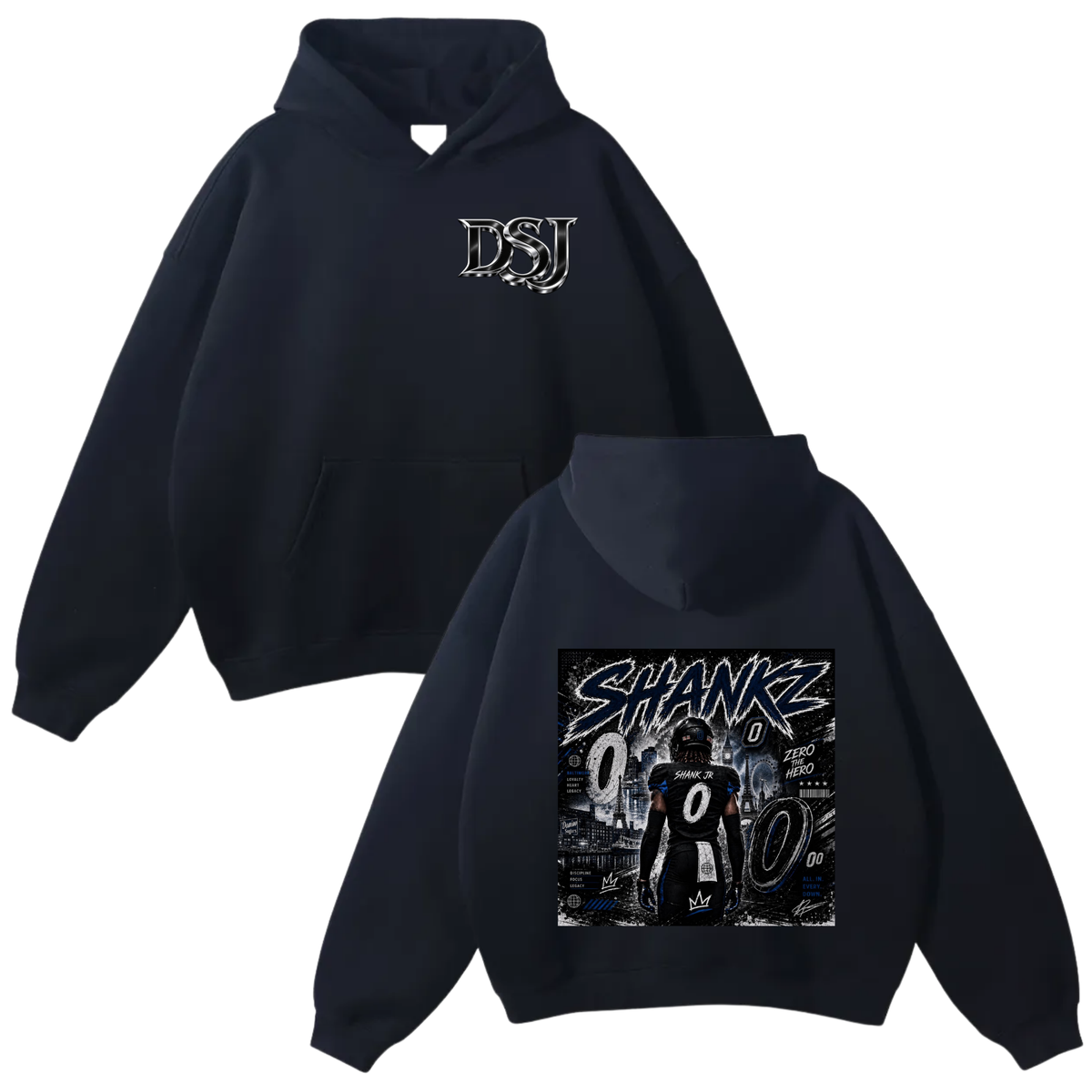 Darric Shank Oversize Fleeced Hoodie