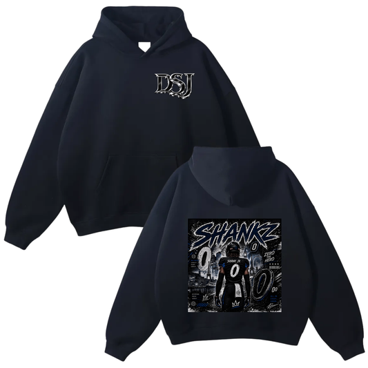 Darric Shank Oversize Fleeced Hoodie