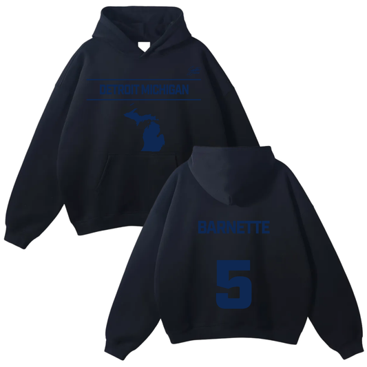 Temperence Barneyye Oversize Fleeced Hoodie