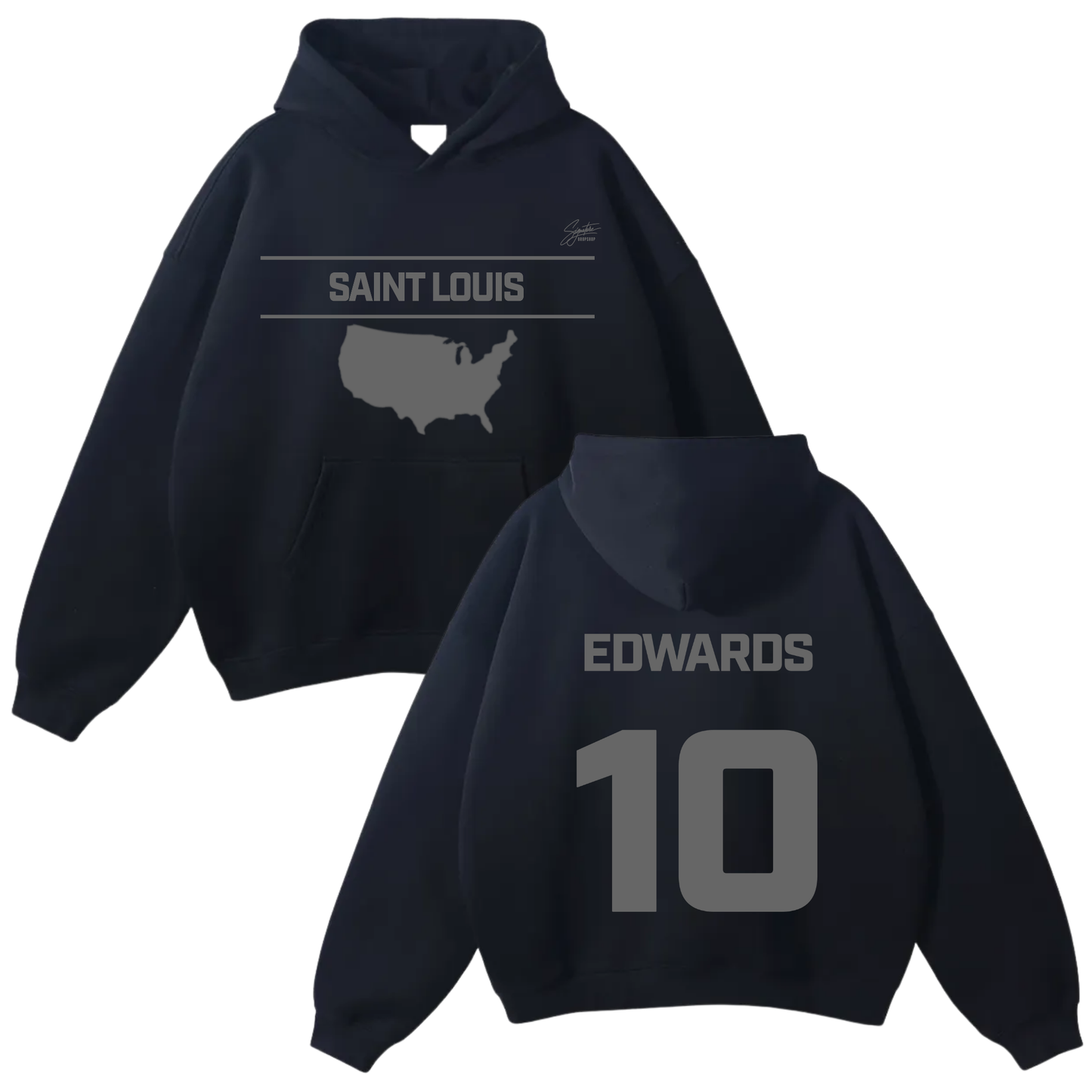 Isaac Edwards Oversize Fleeced Hoodie