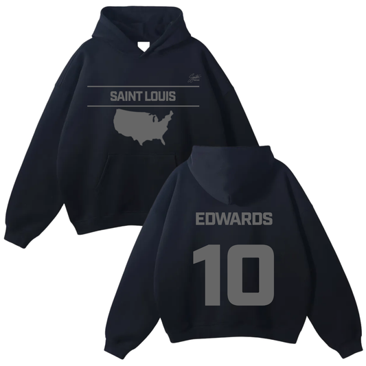 Isaac Edwards Oversize Fleeced Hoodie