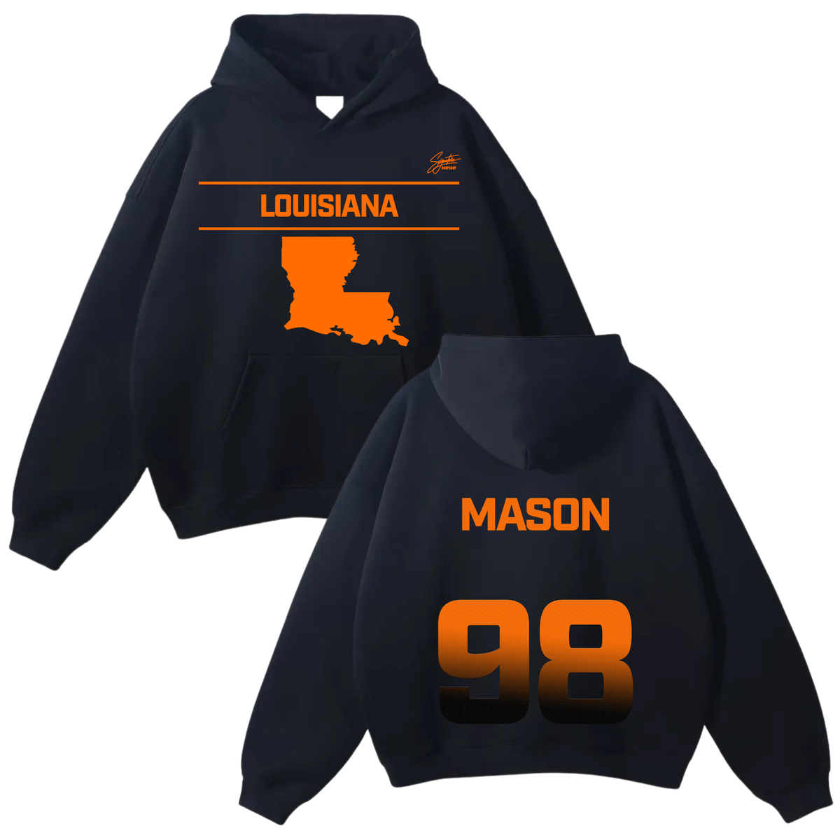 Mason Narcisse Oversize Fleeced Hoodie