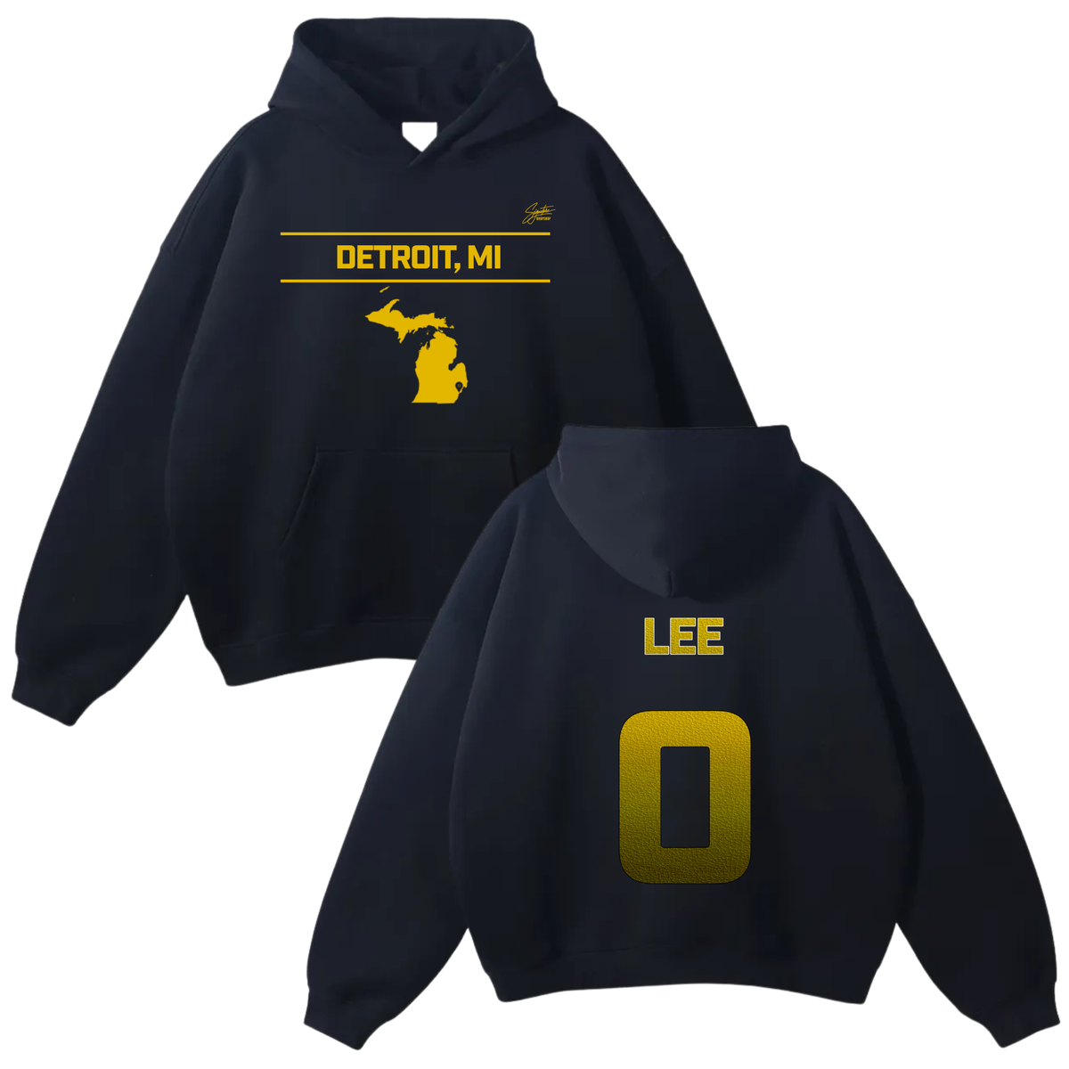 Joseph Lee Oversize Fleeced Hoodie