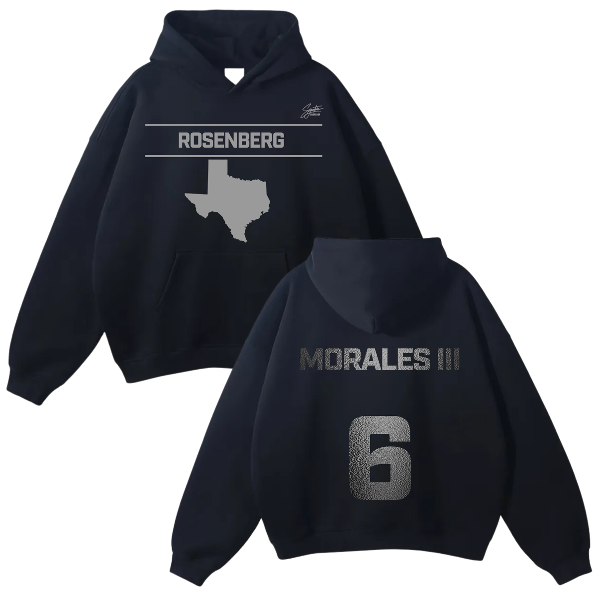 Roman Morales lll Oversize Fleeced Hoodie