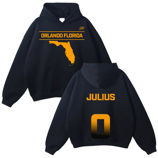 Julius Laster Jr Oversize Fleeced Hoodie