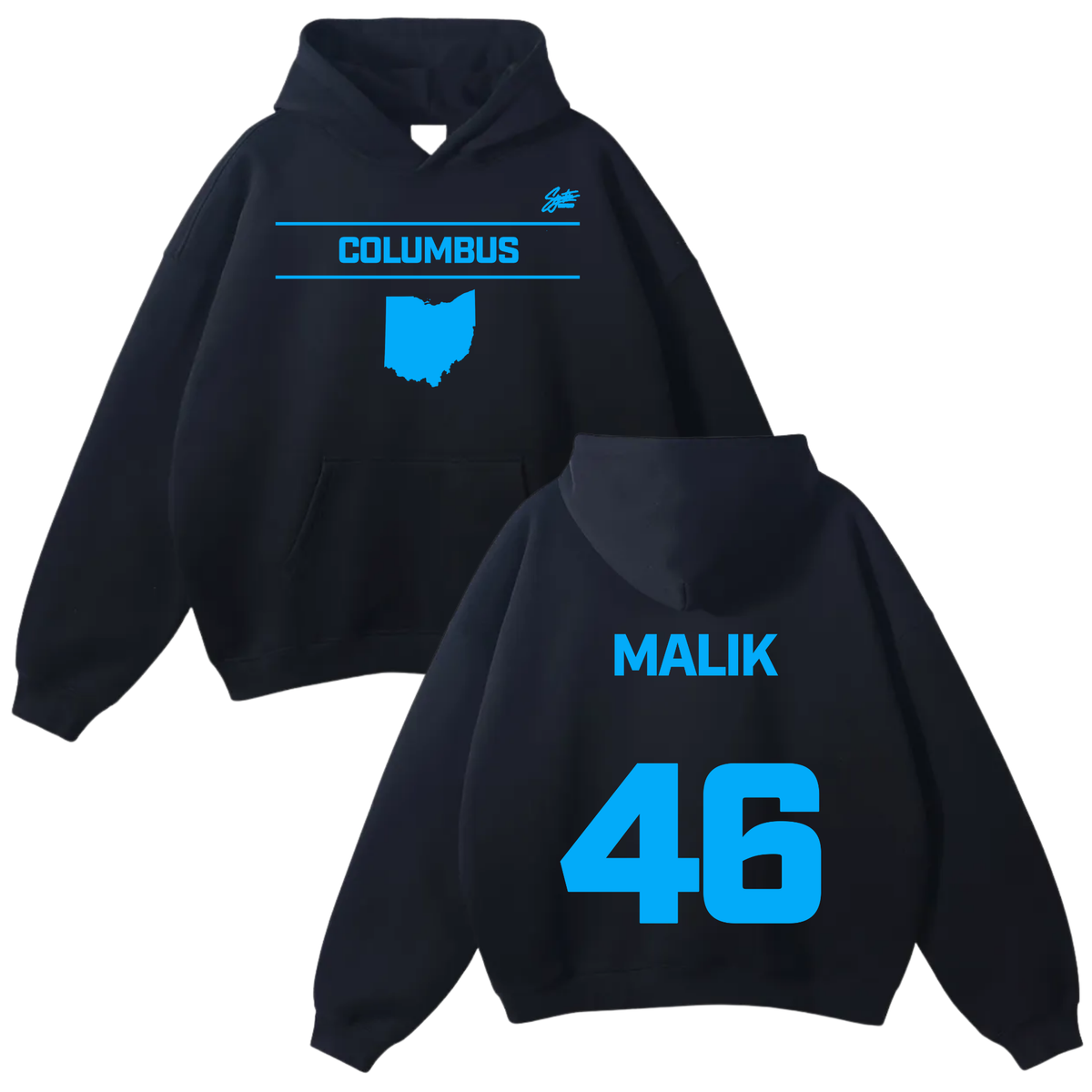 Malik Douthitt Oversize Fleeced Hoodie