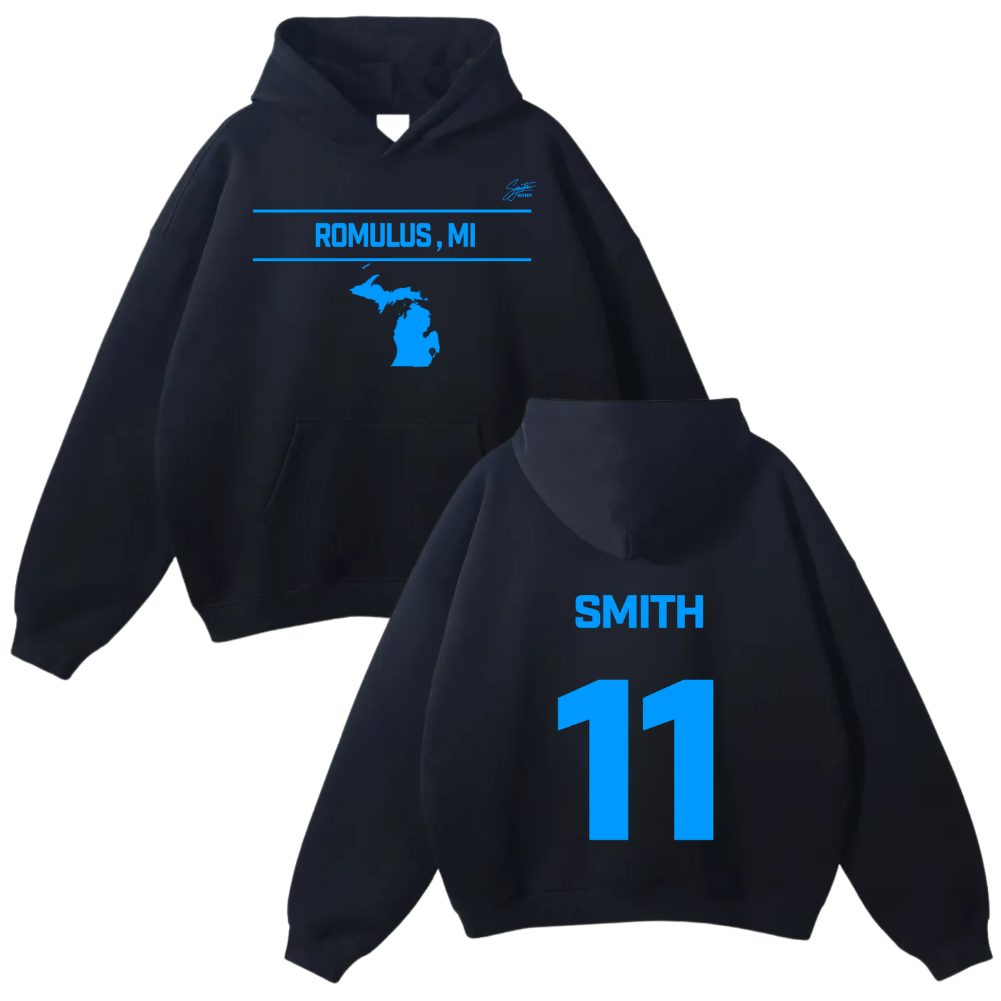 Antonio Smith Oversize Fleeced Hoodie