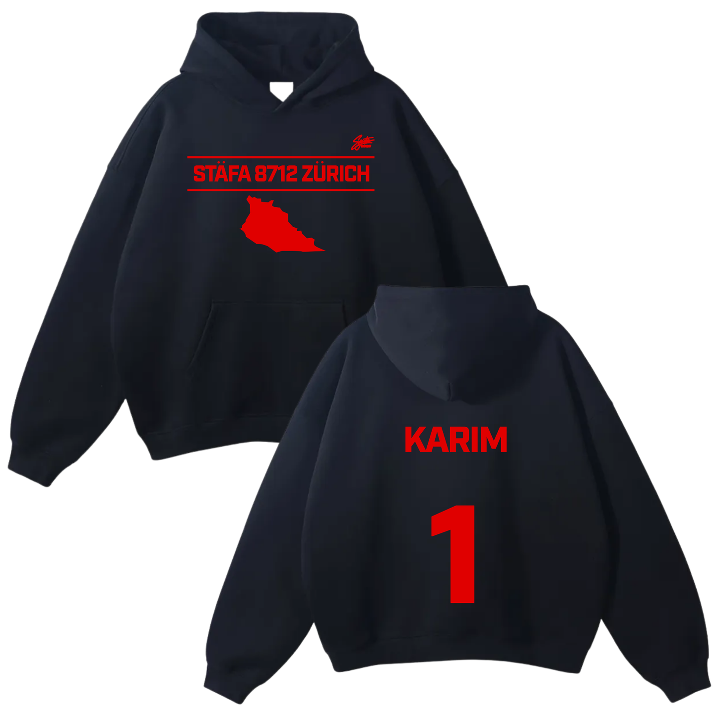 Karim Roushdy Oversize Fleeced Hoodie