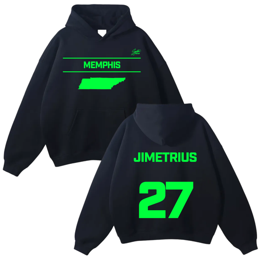 Jimetrius Akins Oversize Fleeced Hoodie