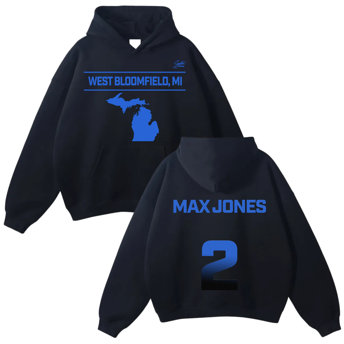 Max Jones Oversize Fleeced Hoodie
