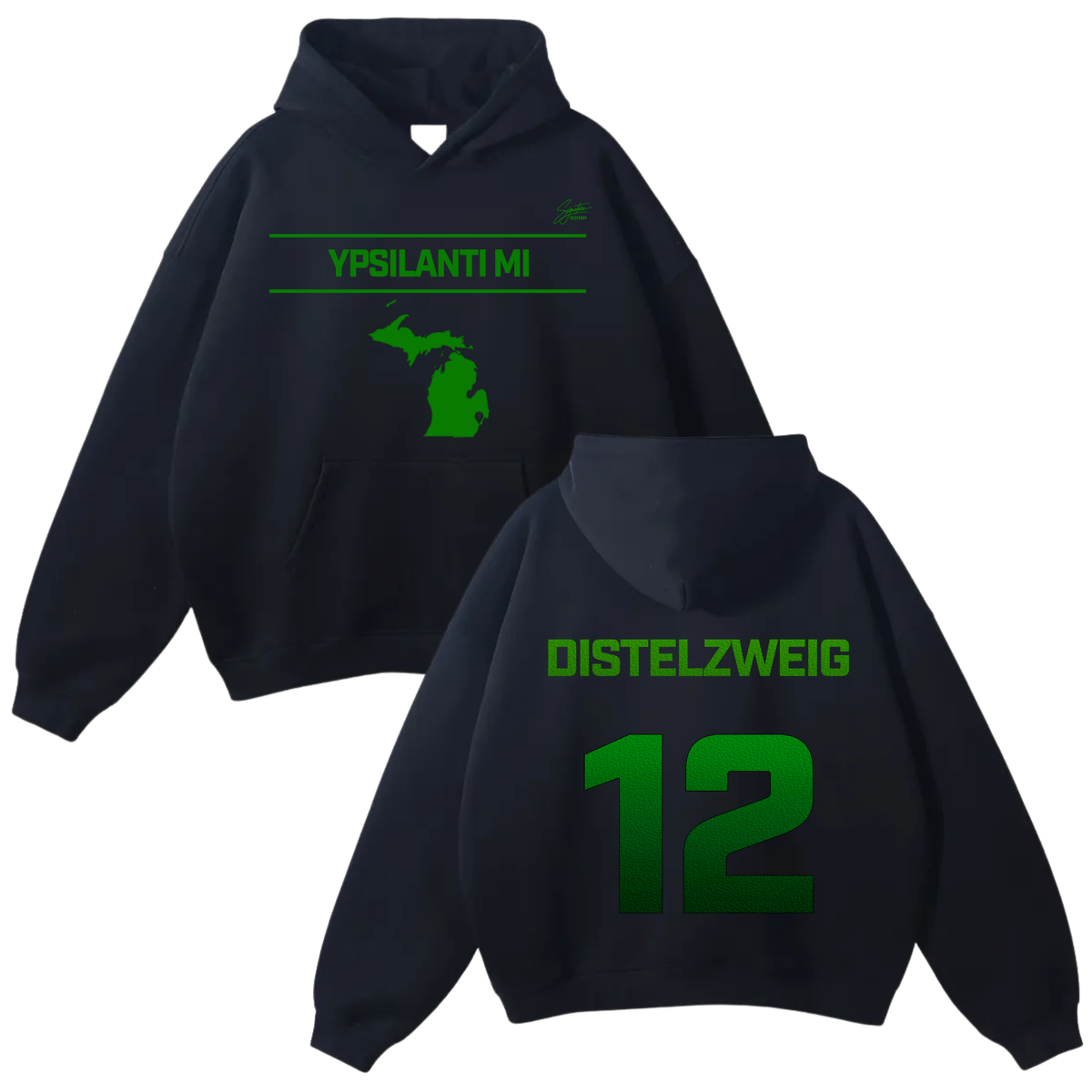 Liam Distelzweig Oversize Fleeced Hoodie