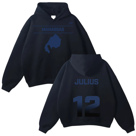 Julius Quinn Oversize Fleeced Hoodie
